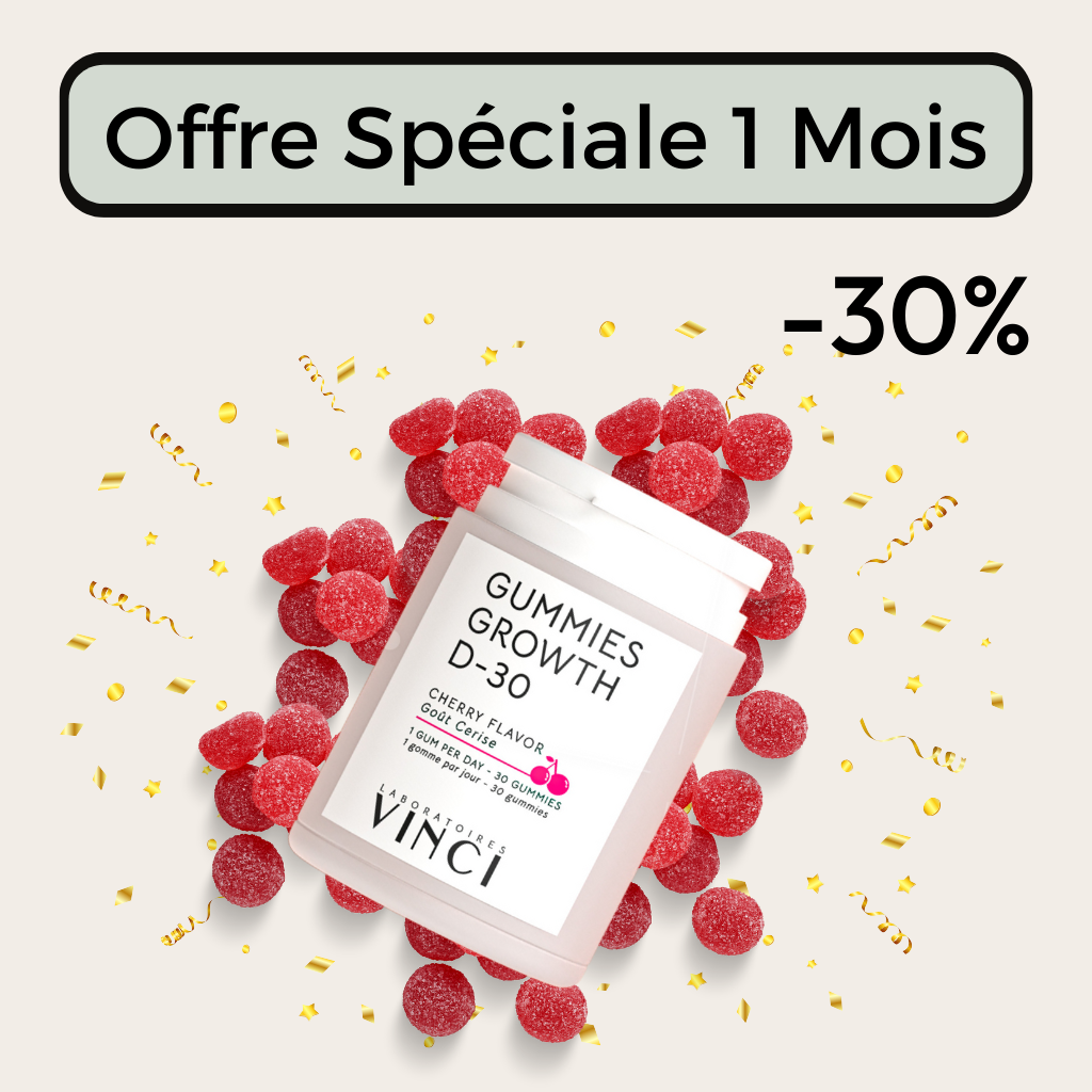 Gummies Growth D-30 - 1 mois